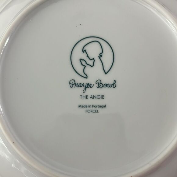 Prayer Bowl The Angie Hand Painted in Portugal 18k Gold Phil 4:6 - Picture 4 of 4